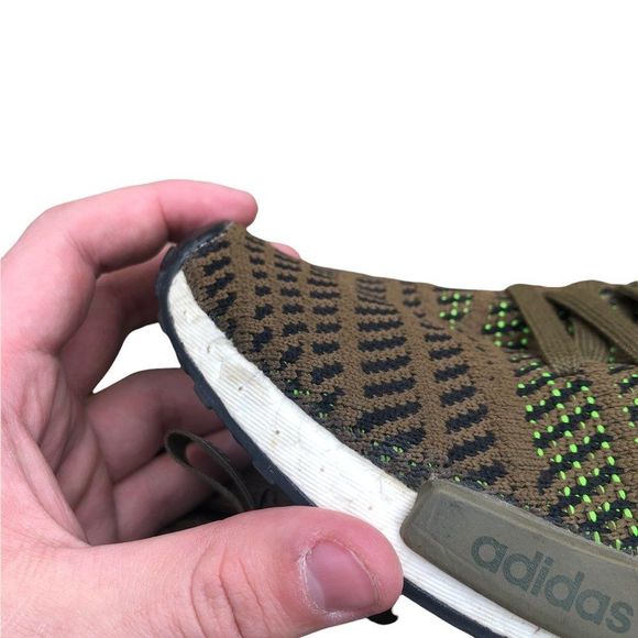 RARE 2018 adidas NMD R1 STLT Trace Olive Size 9 - Picture 11 of 16